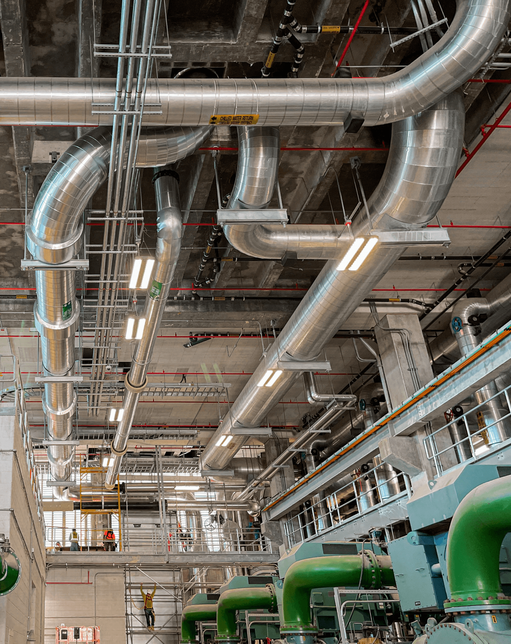 Mechanical piping and thermal plant systems